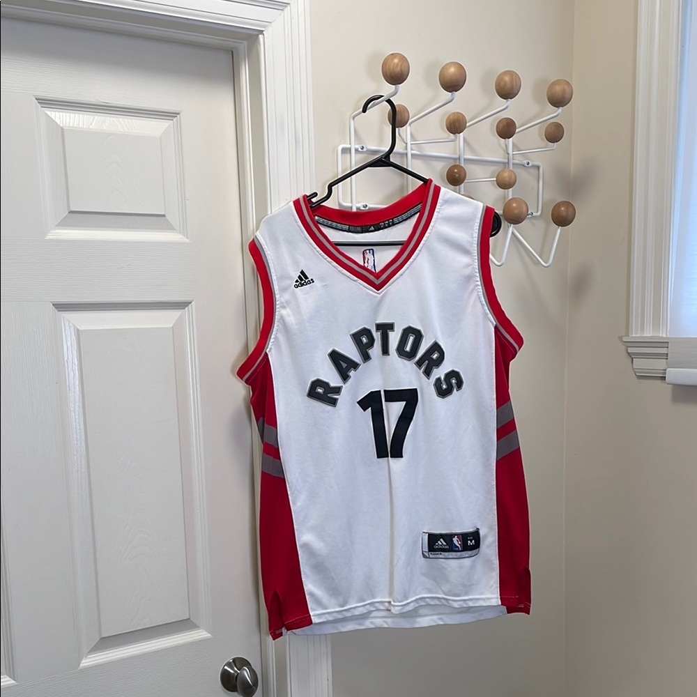 Raptors - Baseketball Jersey - Valanciunas 17 - Red White - M